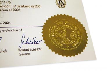 Preview: Trodat Ideal Prägezange, chrom, LS, 41mm